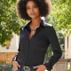 Button-front blouses are among the easiest styles to wear.