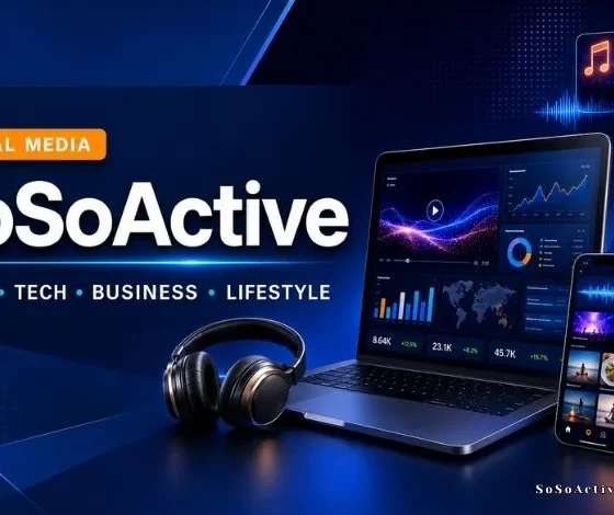 The current sosoactive.com website has a considerably broader editorial focus.
