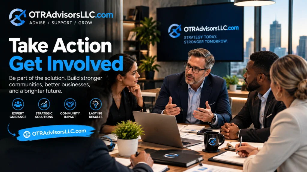 take action get involved otradvisorsllc.com because your organization needs professional assistance